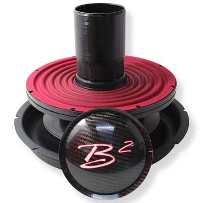 B2 Audio RageXL 12'' Re-cone Kit Drop 2-Ohm 3'' Coil Carbon Fiber