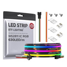 BTF-LIGHTING FCOB WS2811 IC RGB COB LED Strip...