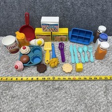 Vintage Fisher Price Play Food Set HUGE LOT