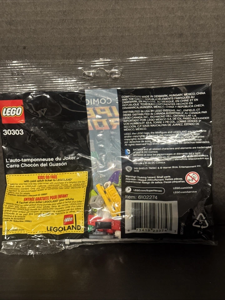 LEGO 30303 DC Comics Super Heroes: The Joker Bumper Car Retired - Image 4 of 4