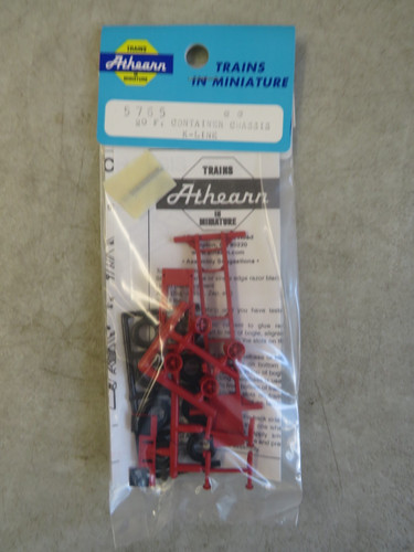 Trenes Athearn HO #5765 20' chasis contenedor línea K sellado en paquete | Zustand: New