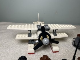 LEGO Indiana Jones 7623 Temple Escape 7620 Motorcycle Chase Minifigures + Plane