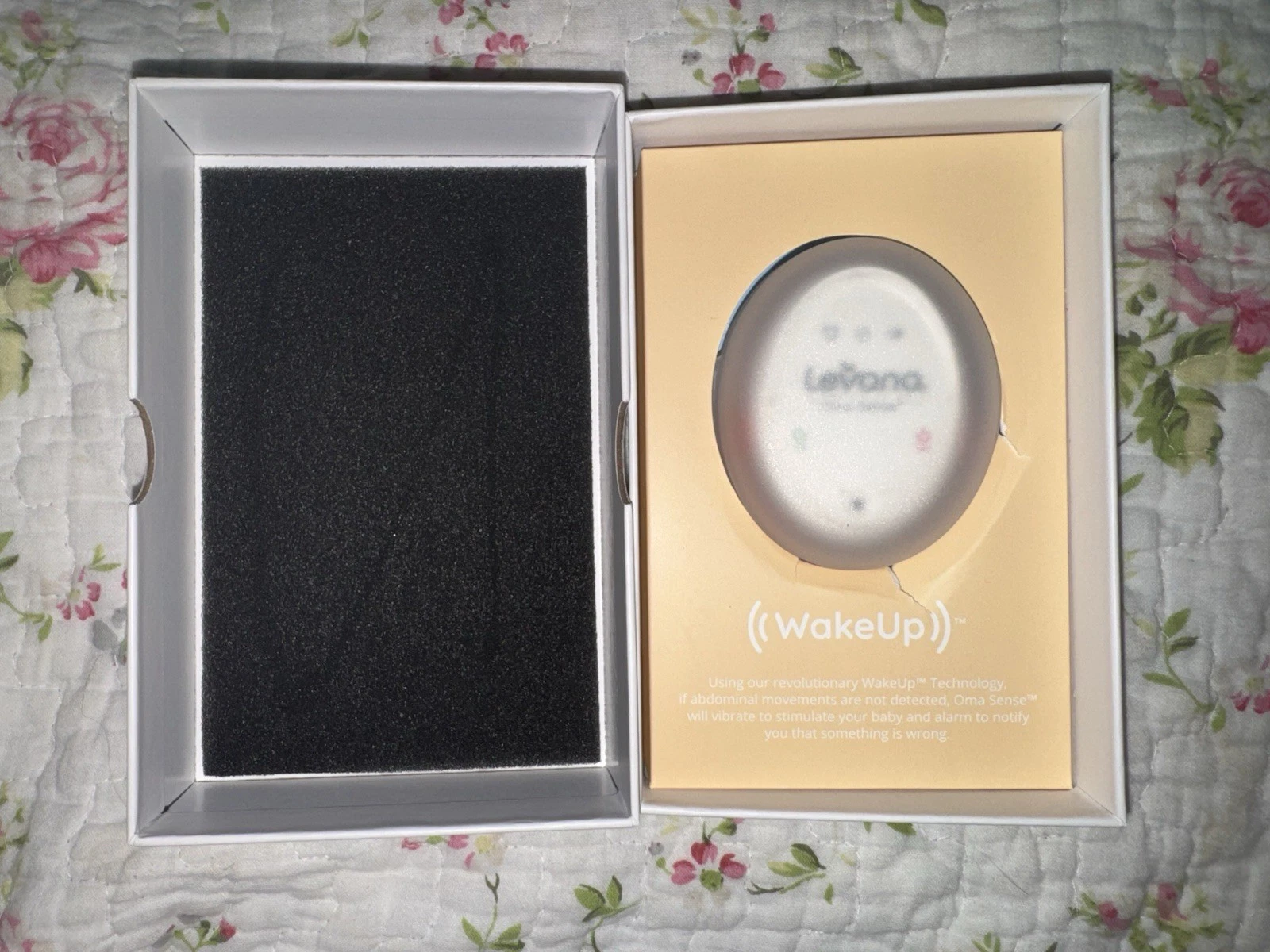 NIB Levana Oma Sense Portable Wearable Clip-on Baby Movement & Breathing Monitor