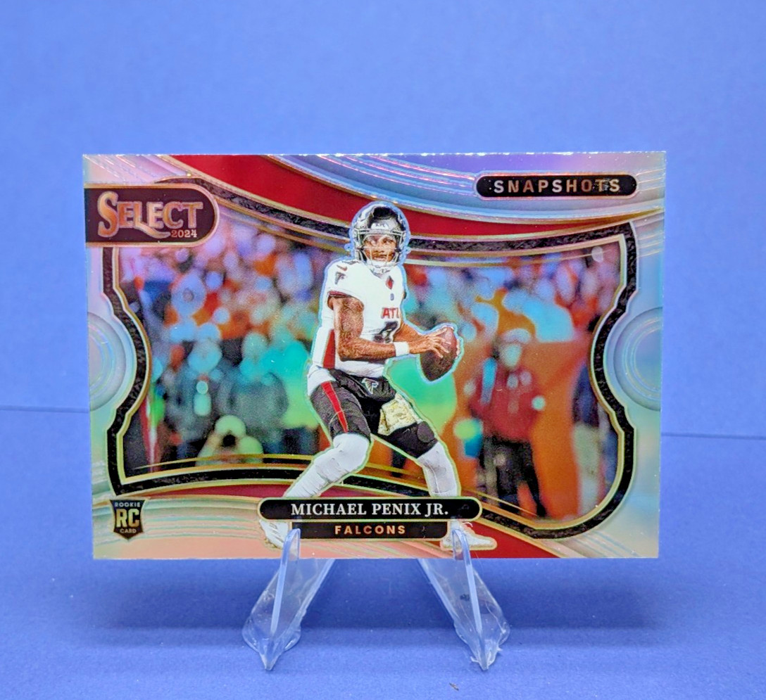2024 Panini Select - Snapshots Michael Penix Jr. #13 Silver Prizm (RC)