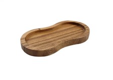 T&G Acrylic Salt Pepper Mill with Rest Acacia Wood Grinder Tableware