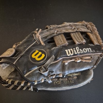 WILSON OG8 A9840 OPTIMA GOLD SERIES Black Softball Glove Right Handed Throw