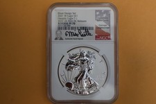 2021-W American Silver Eagle NGC PF70 Reverse Proof T1 Mike Castle DC Releases