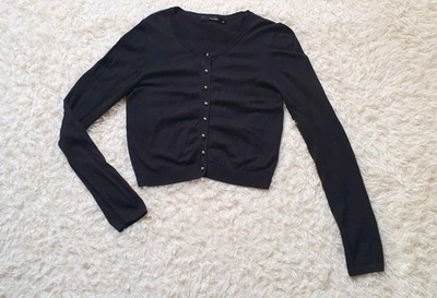 HALLHUBER Leichte Weste Bolero Jäckchen schwarz Grösse XS 34