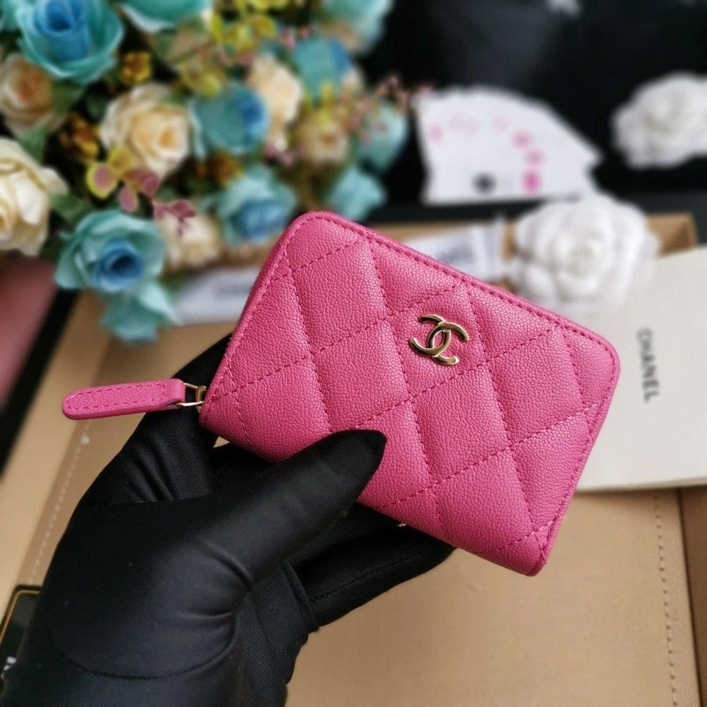 Pink CHANEL Wallets for sale | eBay