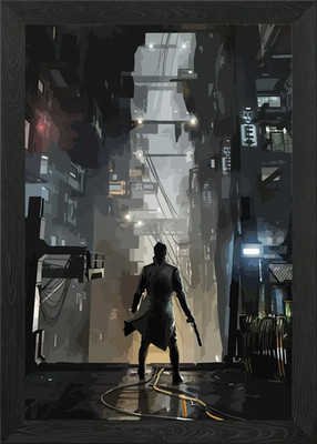Deus Ex gerahmtes Wandbild Poster Leinwanddruck Bild