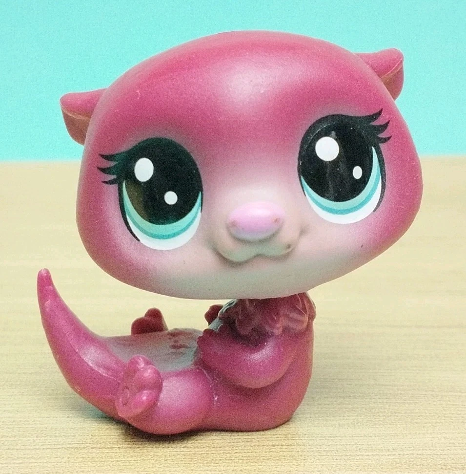 Littlest Pet Shop g7 41 seaghull 43 yellow shark 42 Otter loutre requin mouette