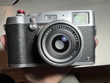 Fujifilm X100T 16.3 MP Compact Camera - Black/Silver