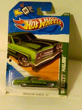 Hot Wheels 2012 Treasure Hunt '65 Chevy Malibu Treasure Hunts '12 1:64 Scale