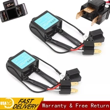 2X H4 Positive and Negative Converter Negatively Switch Harness Adaptor HB2 9003