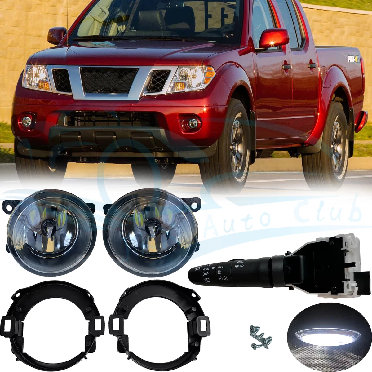 Coperture Foro Fendinebbia Paraurti Anteriore Per Nissan Frontier Xterra - Paio Destro+Sinistro