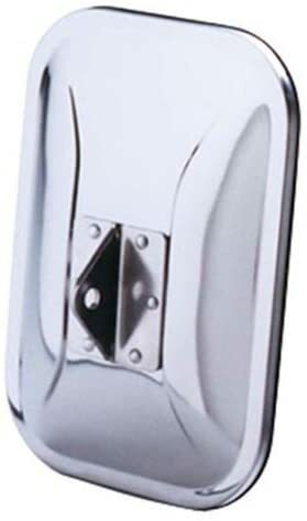 CIPA 94500 Universal Car Side Mirror Low-Mount Stainless Replacement Head New - Picture 1 of 3