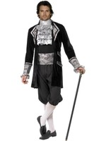 Fever Male Baroque Vampire Costume, Fever Male Fancy Dress, Chest 38-40, Mens Fever Male Baroque Vampire Costume, Fever Male Fancy Dress, Chest 38-40, Mens