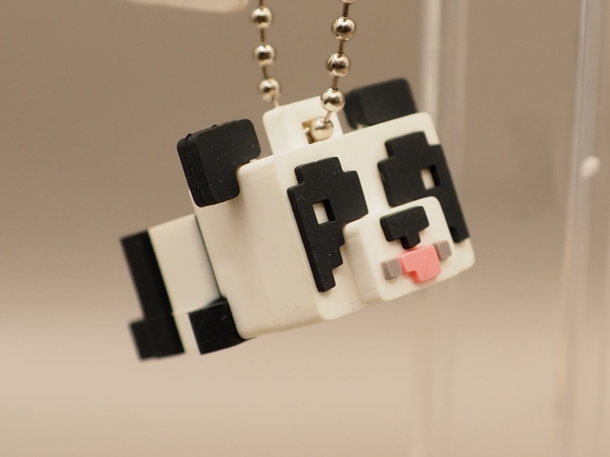 Panda Minecraft Mini Figure Keychain from Japan W557 | eBay