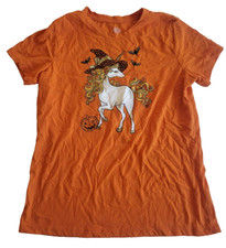 Halloween Unicorn Way To Celebrate Halloween Girls Size 18 Shirt