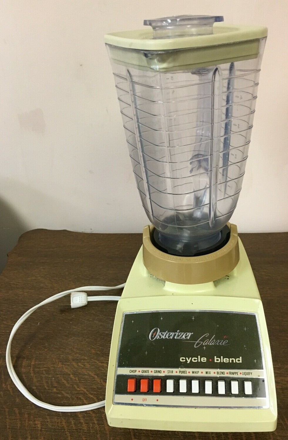 Osterizer Galaxie Blender Model 86914H Yellow 10speed eBay