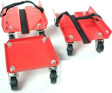 1500 Lbs Ice Snow Mobile Dolly Roller Mover Storage HEAVY DUTY Steel Anti Slip