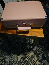 Victrola VSC-550BT 3 Speed Portable Bluetooth Phonograph Record Player Pink