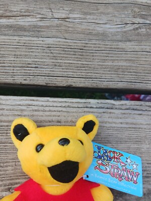 Grateful Dead Beanie Bears JACK STRAW Plush Yellow Steven Smith