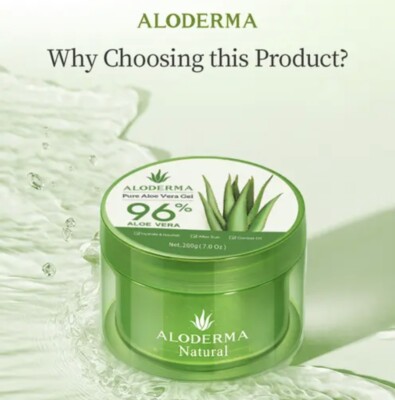 ALODERMA 96% Aloe Vera Gel Acne Repair Moisturizing All Skin Types | eBay