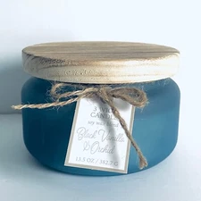 Ashland 3-Wick Glass Jar Candle 13.5 oz. Black Vanilla & Orchid Soy Wax Blend