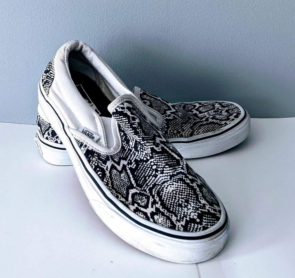 Vans Skate Vans Slip On Serpent Vans Snake Print Slip On Shoes