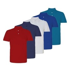 Boys Girls Plain 100% Cotton Polo Shirts School T-Shirts Uniform Summer Top