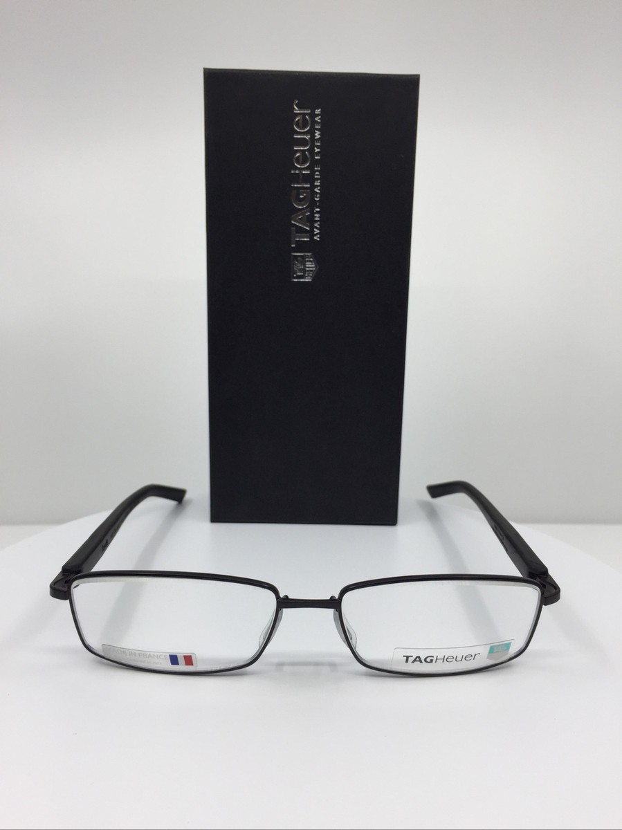 Tag Heuer Eyeglasses 8007 C. 003 Matte Black Tag Heuer Eyeglasses