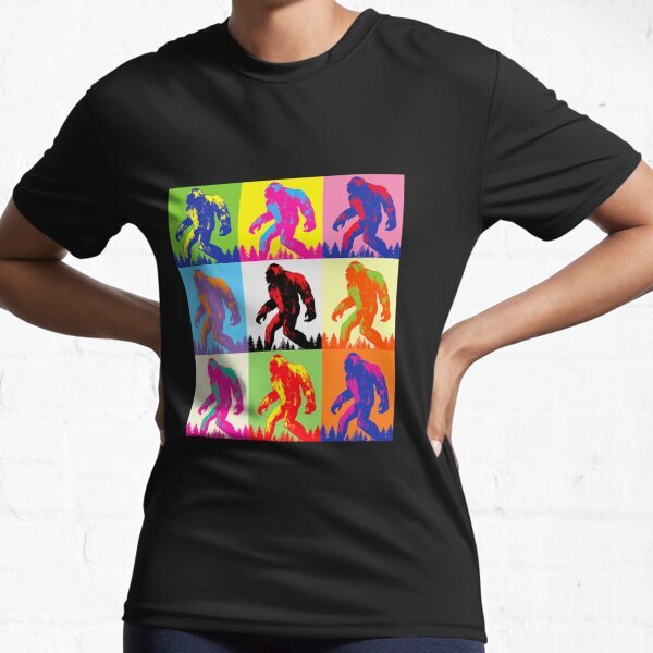 MOST POPULAR Bigfoot Funny Pop Art Bigfoot Active Best Bigfoot T-Shirt