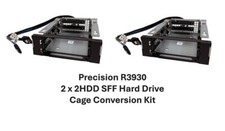 Dell YHJY6 Precision R3930 2 x 2HDD SFF Hard Drive Cage Conversion Kit w/4 Trays