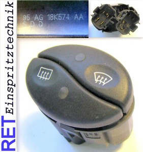 Schalter Front / Heckscheibenheizung 95AG18K574AA Ford original