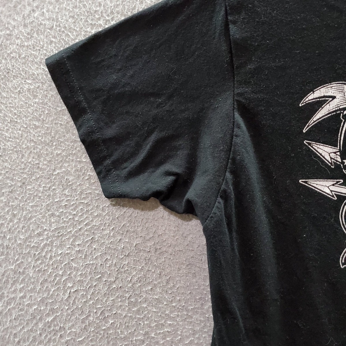 T-shirt Graphique 5.11 Tactical – Motif Skull Wings Patriotique – Taille S Gris – Parfait état – Coton Confort