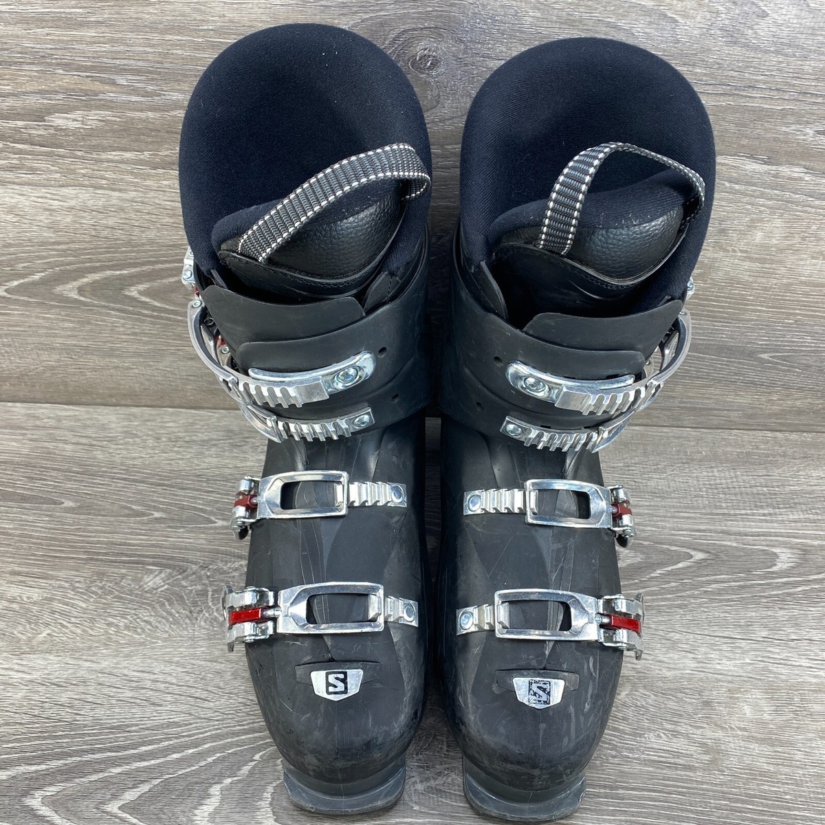 Salomon X Access R60 Energyzer Black Red Ski Boots Sz 27 Salomon X Access R60 Energyzer Black Red Ski Boots Sz 27