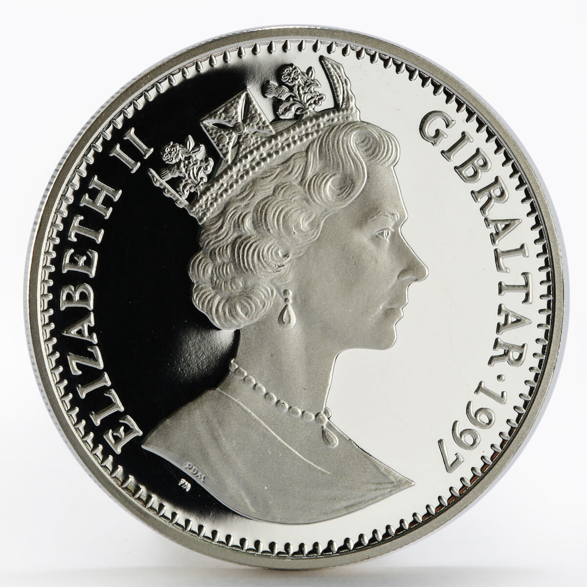 Gibraltar 1 crown Evolution of Mankind Chinese Civilization silver