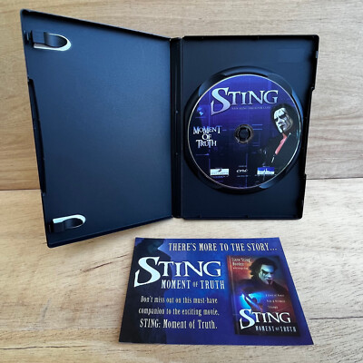 STING - MOMENT OF TRUTH WWE TNA WCW (DVD, 2006) Autographed Case