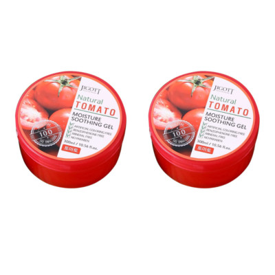 [JIGOTT] Natural Tomato Moisture Soothing Gel - 300 ml / 10.56 fl oz [ 2 PACK]