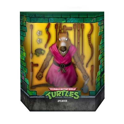 Teenage Mutant Ninja Turtles TMNT Splinter Super 7 Neu & OVP selten !!!