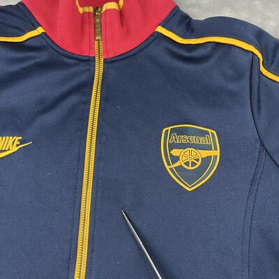 NIKE 2010s アーセナルFC ジップジャケット M ブルー イエロー NIKE 2010s アーセナルFC ジップジャケット M ブルー イエロー