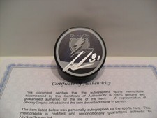 Erik Cernak Autographed Signed Tampa Bay Lightning Puck COA  Reverse Retro Puck