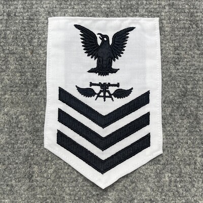 Uns, Marine Petty Offizier 1st Klasse (E6) Bewertung Abzeichen, Luftfahrt Feuer