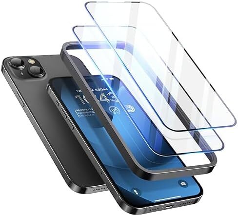 2.5D Screen Protector for iPhone 15, Bubble Free Anti-Scratch Tempered Glass Scr