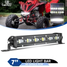 COLIGHT 7" LED Light Bar For Raptor 700 R 125 250 Arctic Cat 4x4 Can-Am UTV ATV