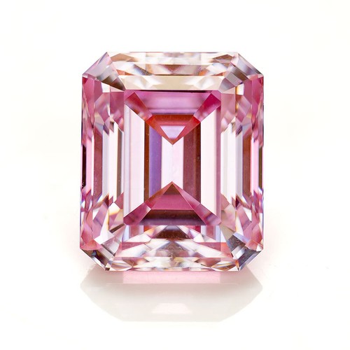 Pink Moissanite Loose Stones GRA Certified Round Cut VVS1 Jewelry Heart Oval - Picture 17 of 32