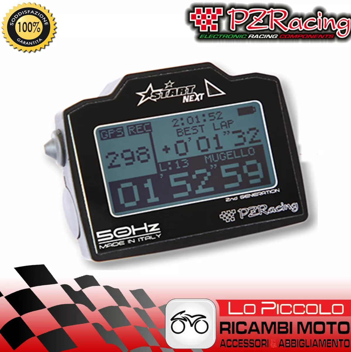 PZRACING NEW START BASIC LAP TIMER GPS CHRONOMETER CAR MOTORCYCLE