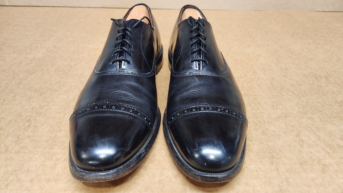 Allen Edmonds Fifth Avenue Men\'s 11 EEE Black Cap Toe Oxford Handcrafterd in USA Fifth Avenue Cap-toe Oxford Dress Shoe with Dainite Sole  main image 2