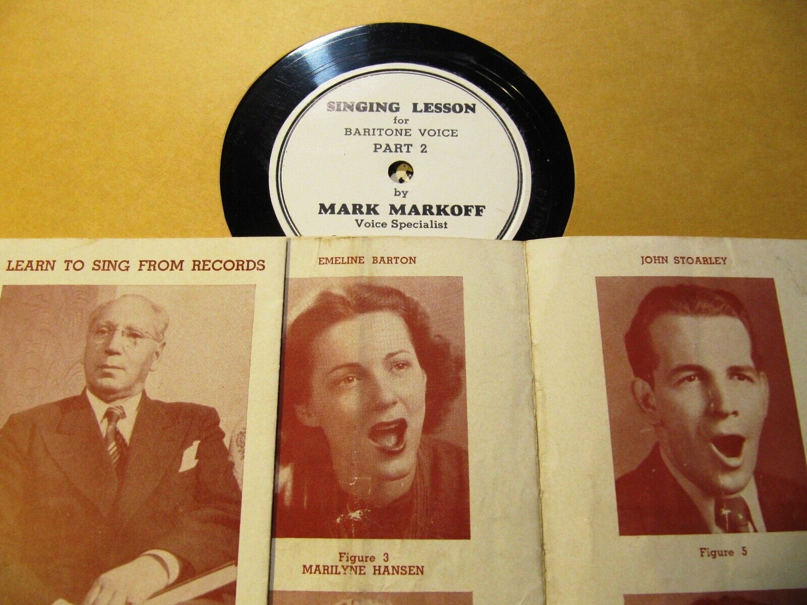 1939 Mark Markoff HOLLYWOOD VOICE TEACHER Lesson MEZZO-SOPRANO CONTRALTO Record